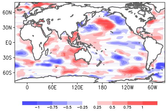 responses in the 500 hpa height field to daily SST and sea ice anomalies