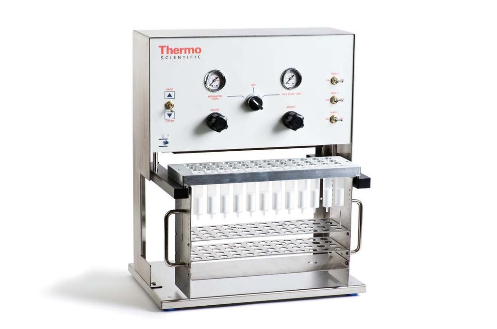 Thermo Scientific Chromatography Columns and Consumables 2012-2013 Sample Preparation HyperSep Positive Pressure Manifold HyperSep Positive Pressure Manifold Positive Pressure Manifold with 13mm