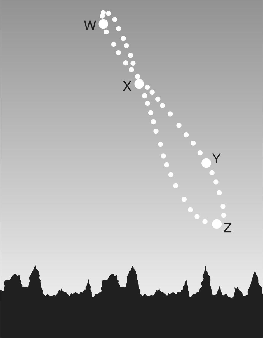 50. The picture below shows an analemma, which appears as a figure eight. n analemma is produced by photographing the Sun s position at noon from the same place throughout the year.
