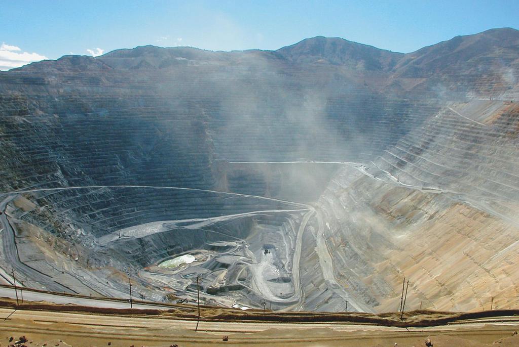 Bingham Canyon copper mine, west of Salt Lake