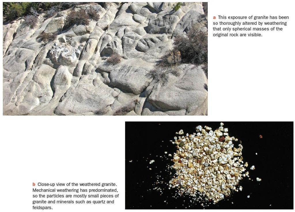 Introduction Rocks and minerals disintegrate and decompose by the processes of physical and chemical weathering.