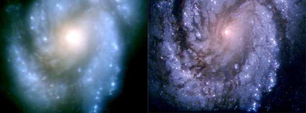Hubble Space Telescope it takes extremely high-resolution images with negligible background light.
