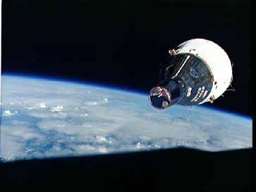 Crewed Spacecraft in Orbit (Gemini VII