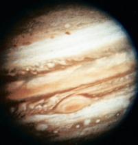 Jupiter Note Great Red Spot, a cyclonic storm Atmosphere composed of H, He, with