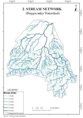 Morphometry of Buggavanka Watershed in Kadapa, Andhra Pradesh, India Using Spatial Information Technology 3 Figure 1 Figure 2 MATERIALS AND METHODS Data used for the generating morphometric