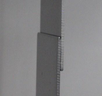 25 mm 10 mm Lap shear strength: [MPa] Load (N) Area (mm 2 ) Figure S6: Photograph of a single-lap joint aluminum substrate, installed for lap-shear test.