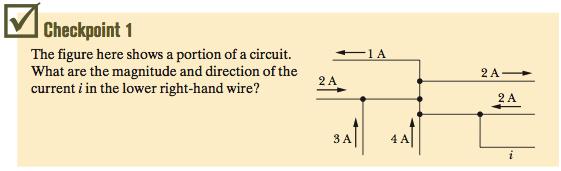 26-1 Electric Current Figure (a) shows a conductor with current i 0 splitting at a junction into two branches.