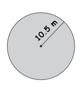 Find the diameter. 9. The area of a circle is 706.