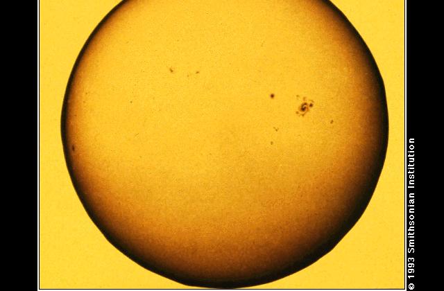 The Photosphere and Sunspots Sunspots - A sunspot is a region on the Sun's surface