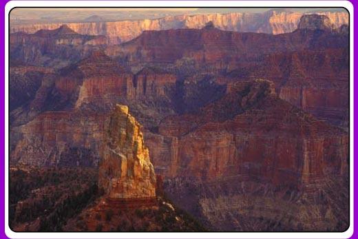 Another breathtaking feature of Earth s landscape is the 1.6 km deep Grand Canyon in the southwestern United States.