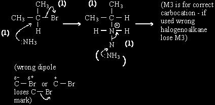 24 (a) Name of mechanism: nucleophilic