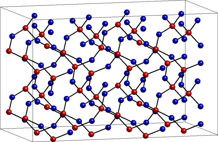 covalently bonded, 3D network No distinct units, just like ionic compounds