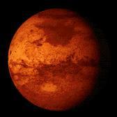 Mars Fourth planet from sun Appears as bright reddish color in the night sky Called "the Red Planet" because it surface is covered with iron oxide-