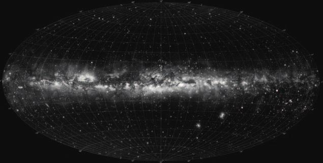 5 The Milky Way: An edge-on view of our Galaxy as seen from the inside.