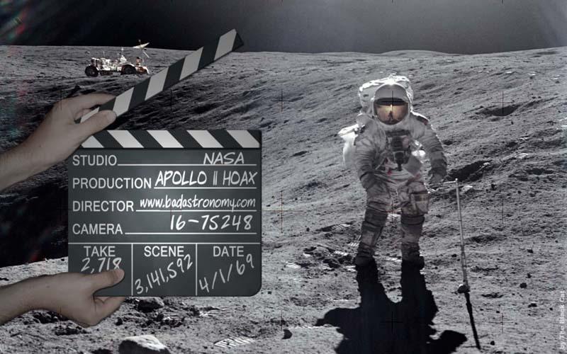 Moon Landing Conspiracy Theories and movies In the 1978 film Capricorn One NASA attempt to fake a landing on Mars In the 1971 James Bond movie Diamonds Are Forevever there is a sequence where