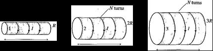 12. A long straight wire, perpendicular to the page, passes through a uniform magnetic field. The net magnetic field at point 3 is zero. a. On the figure, show the direction of the current in the wire.