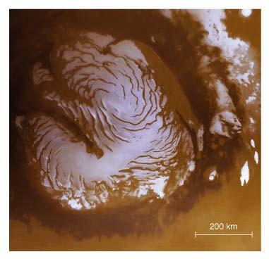 Polar Ice Caps of Mars Residual ice of