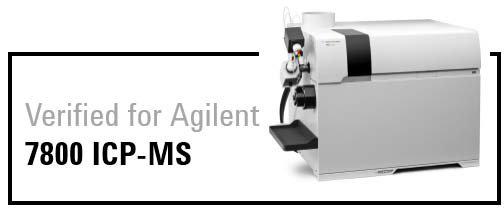 USA Abstract The Agilent 7700x/7800 ICP-MS combines the simplicity of a single collision cell mode (helium mode) for polyatomic interference removal with the superior matrix tolerance of its unique