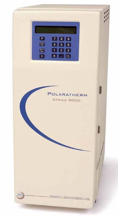 Selerity Polaratherm Series 9000 Total Temperature Controller Used in this study Forced air oven and chiller Isothermal and thermal gradient operation Sub-zero to