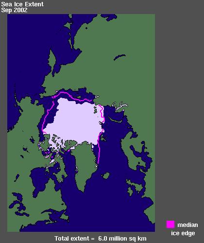 The Arctic - the Arctic Region and Climate Change Shown here: A difference of 10 years.