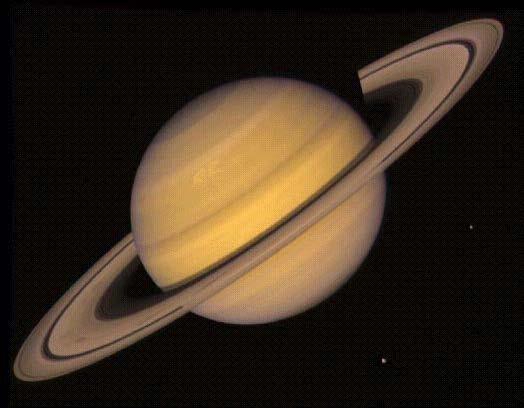 Saturn Slightly smaller 1/3 the mass density 700 kg/m 3