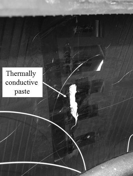 , July 5-7, 2017, London, U.K. Fig. 11. Detail fo the thermally conductive paste used between the tire inner surface and the FBG. IV.