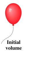 Solution Boyle s Law A sample of helium gas in a balloon has a volume of 10. L at a pressure of 0.90 atm.
