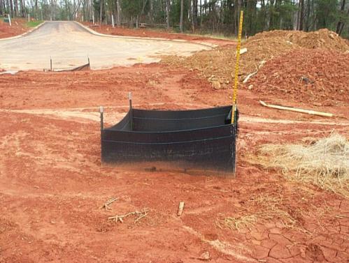 Filter Fabric Inlet Protection Description: Filter fabric is used for inlet protection for small storm water flows (0.