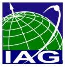 It is a member of the IAG Commission 1