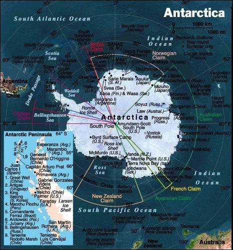 Geography Notice that Chile Look at Antarctica Shows the path taken in living At the Bottom of the World.
