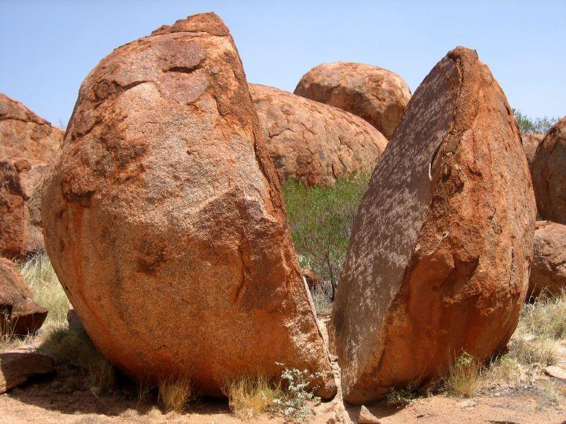 Weathering physical and chemical processes that break rock into smaller pieces.