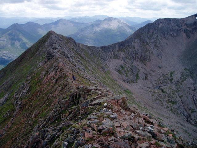 Arête Narrow ridge (high