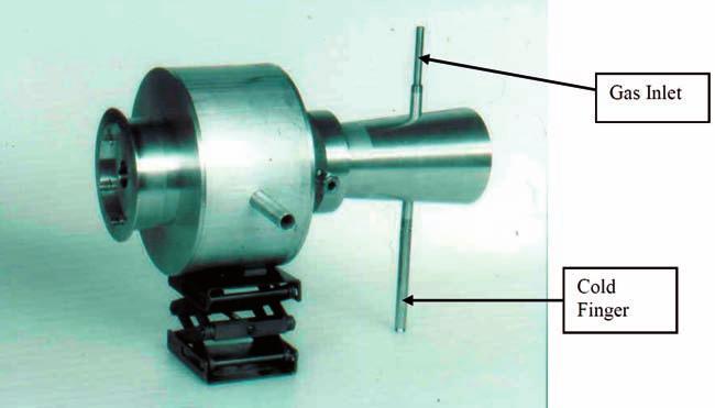 CHAPTER 5 FIG. 5.9. Photograph of a gas target used for production of 123 