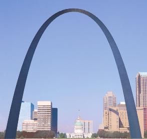 11. Write an epression to represent the area of the shaded region. 4 CHAPTER REVIEW 2 12. The Gatewa Arch in St. Louis, Missouri is 630 feet high.