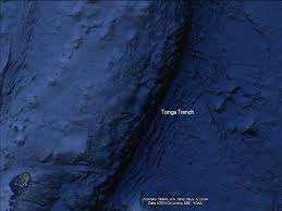 5. High volcanic activity- Andesitic. 6. High seismic activity; earthquake foci 0 to 700 km deep. 7. Marianas Trench (10,860 m deep).