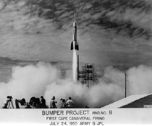 Bumper WAC Rocket The first to space Result of pairing WAC Corporal and V2 World s first 2-stage liquid-propellant