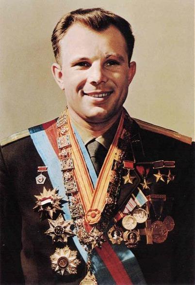 Yuri Gagarin April 12, 1961, Soviet cosmonaut Yuri Gagarin became first human in space Circled the earth once and returned safely Occurred 1 month before Shepard s suborbital