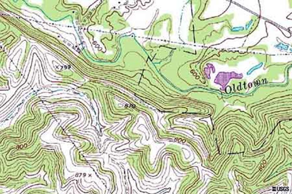 What is purpose of a topo map?