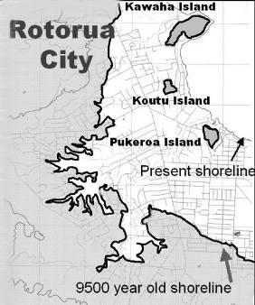 (W.R. Esler, unpubl. data) Changing levels of Lake Rotorua since ca.