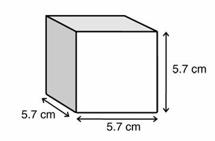 3. Don has a block of mass 500 g and width, height, and depth of 5.7 cm each. Using the table of densities, what is the block made of? a. Antifreeze b. Salt water c. Tin d. Aluminum e.