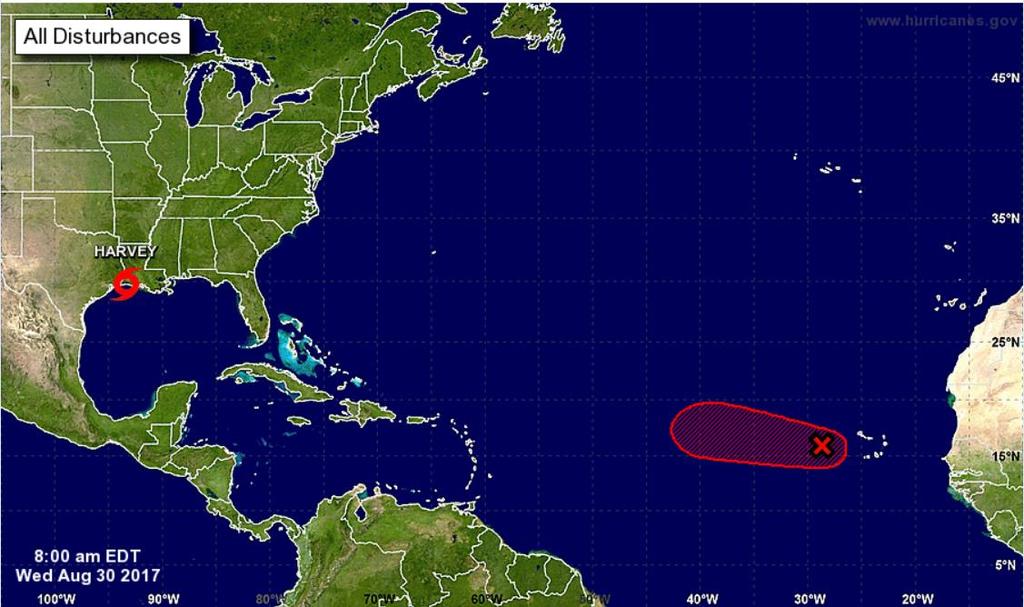 Tropical Outlook Atlantic Disturbance 1 (as of 8:00 a.m.