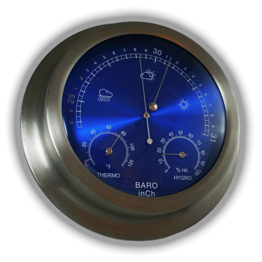 Ambient Weather WS-228TBH 9" Brushed Aluminum Traditional Barometer with Temperature and Humidity, Radiant Blue User Manual Table of Contents 1. Introduction... 2 2. Preparation... 2 3.