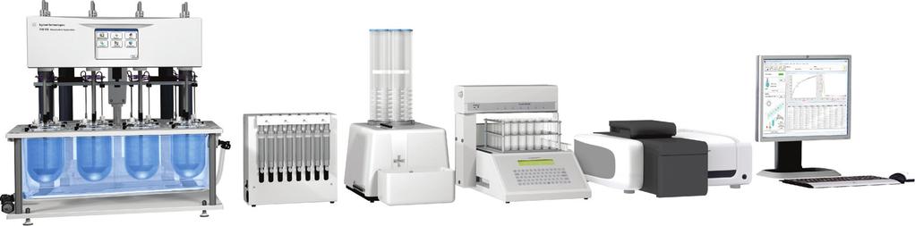45 micron fi ltering or sample archival is required, via the 808 Filter Changer and 8000 Dissolution Sampling Station.