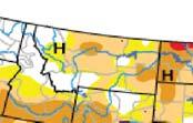 Drought Monitor (Figure 5) is released weekly (every Thursday) and represents data collected through the previous Tuesday.
