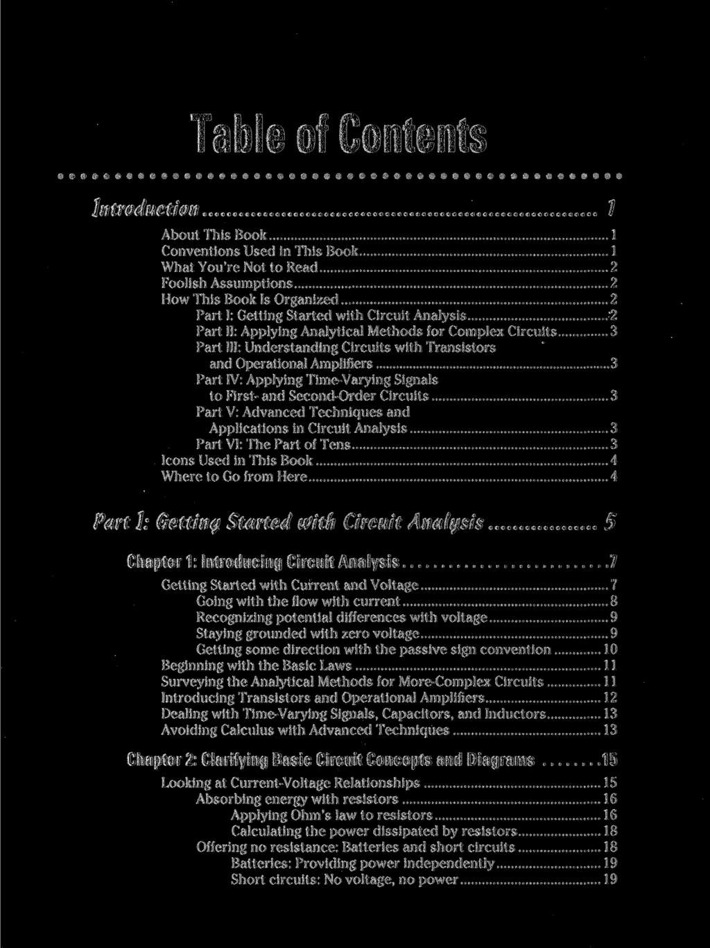 Table of Contents. ' : '" '! " ' ' '... ',.
