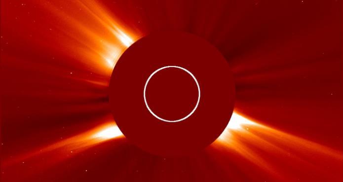 FIGURE 15.10 Coronagraph. This image of the Sun was taken March 2, 2016.