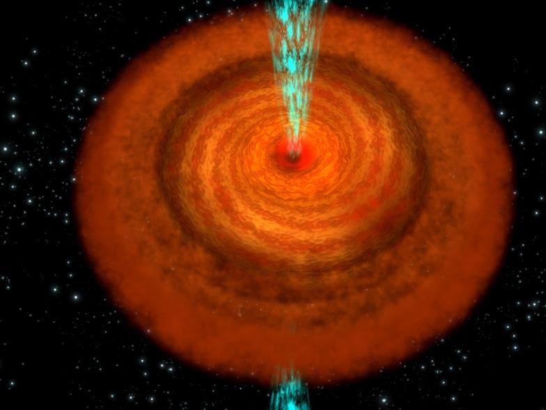The power of accretion (I) As matter falls into a black hole, enormous amounts of heat are often generated.