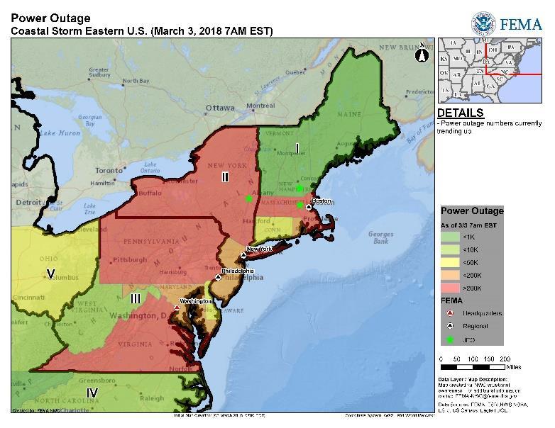 Northeast Coastal Storm Situation A high-impact and long duration coastal storm is bringing area of heavy rain and snow, significant coastal flooding, and widespread strong-to-damaging winds from the