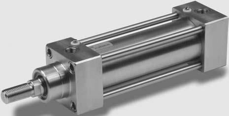TN T YN O 2 (X O 3), -0 mm tainless steel cylinders made to O 2 available in various versions and with a wide range of accessories: with or without magnet execution ouble-acting single- or