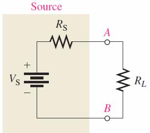 Maximum Power Transfer Theorem For a given source voltage, maximum power is transferred from a source to a load when the